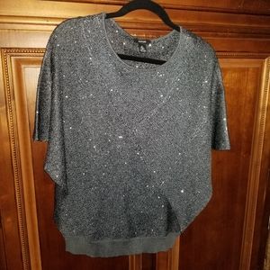 Alfani Sequin Dolman Sweater